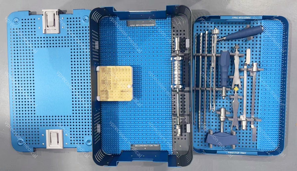 Irisvprecision's tweet image. 📢Newly Launched! 🌟𝑶𝑳𝑰𝑭 𝑭𝒖𝒔𝒊𝒐𝒏 𝑰𝒏𝒔𝒕𝒓𝒖𝒎𝒆𝒏𝒕 𝑺𝒆𝒕!

🤝We provide OEM/ODM service. Welcome your inquiries!
🔹Note: This instrument set has an MOQ requirement and is not a retail product.

#vprecision #orthopedics #implants #minimallyinvasivesurgery #spine #olif