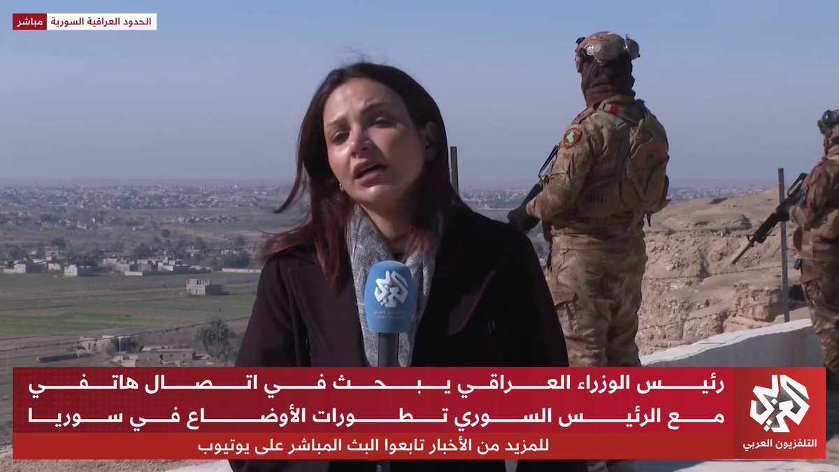 في جولة ميدانية على الشريط الحدودي العراقي السوري.. رئيس الوزراء العراقي يصل إلى قاعدة عين الأسد 