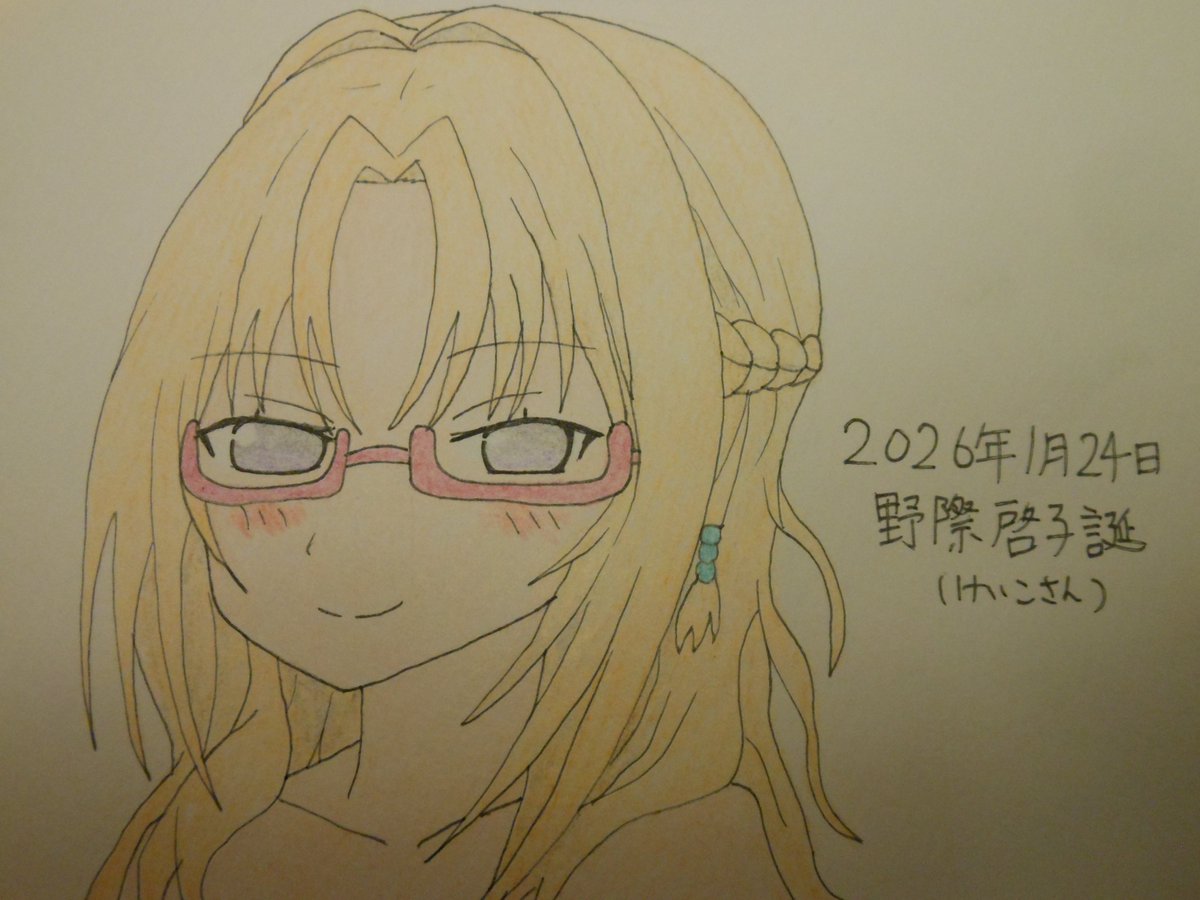 ssWB19zSo5qHXrZ's tweet image. １月２４日：はいふりの劇場版より登場した紀伊副長・語学や座学が堪能である野際啓子たん（けいこさん）、誕生日おめでとうございますー😆🎂🎉。
#野際啓子生誕祭2026
#はいふり