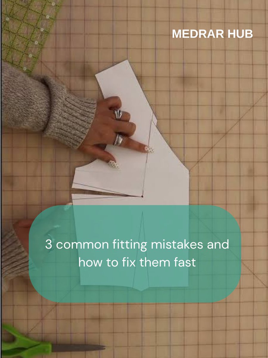 Medrarhub's tweet photo. Precision isn’t just a skill; it’s a standard. 

Tailors, don’t let these 3 common fitting mistakes ruin your hard work

Precision takes time, but mastery makes you unstoppable. Check the images for the quick fixes! 
#patternmakers #tailors #medrarhub #thrivetribe #thefashionhub https://t.co/9fpOFKGLBR