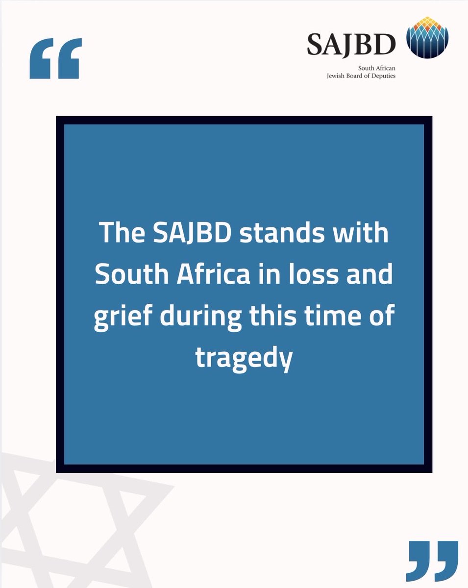 The South African Jewish Board of Deputies notes with deep heartbreak the national tragedies affecting South Africa.

Severe flooding in Limpopo and Mpumalanga has claimed lives, displaced thousands, and caused widespread destruction to homes, businesses, and vital