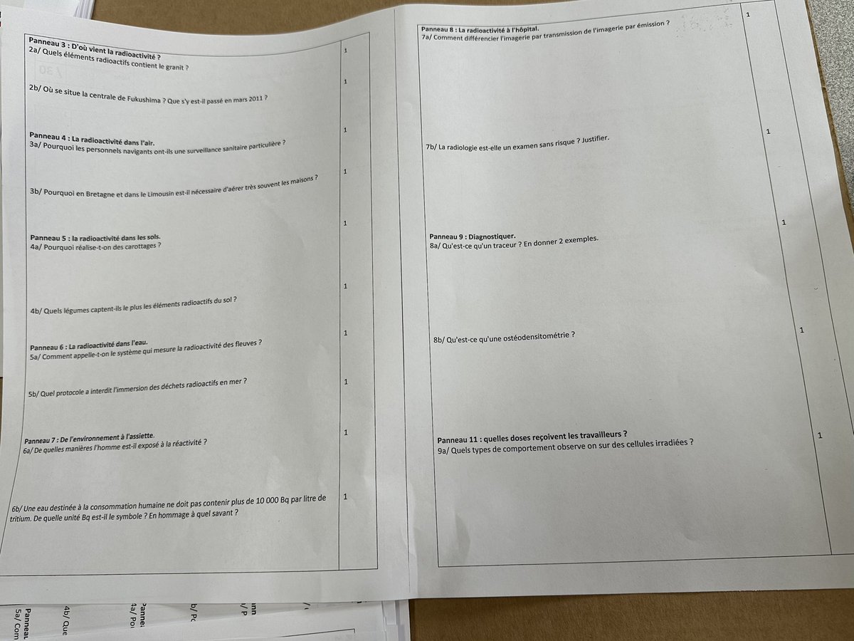 Exposition sur la radioactivité par <a href="/ASNR_FR/">Autorité de sûreté nucléaire et de radioprotection</a> au CDI du 16 janvier au 6 février 2026. La classe de seconde 2 travaille ce matin sur les 14 panneaux avec M. Tassy.