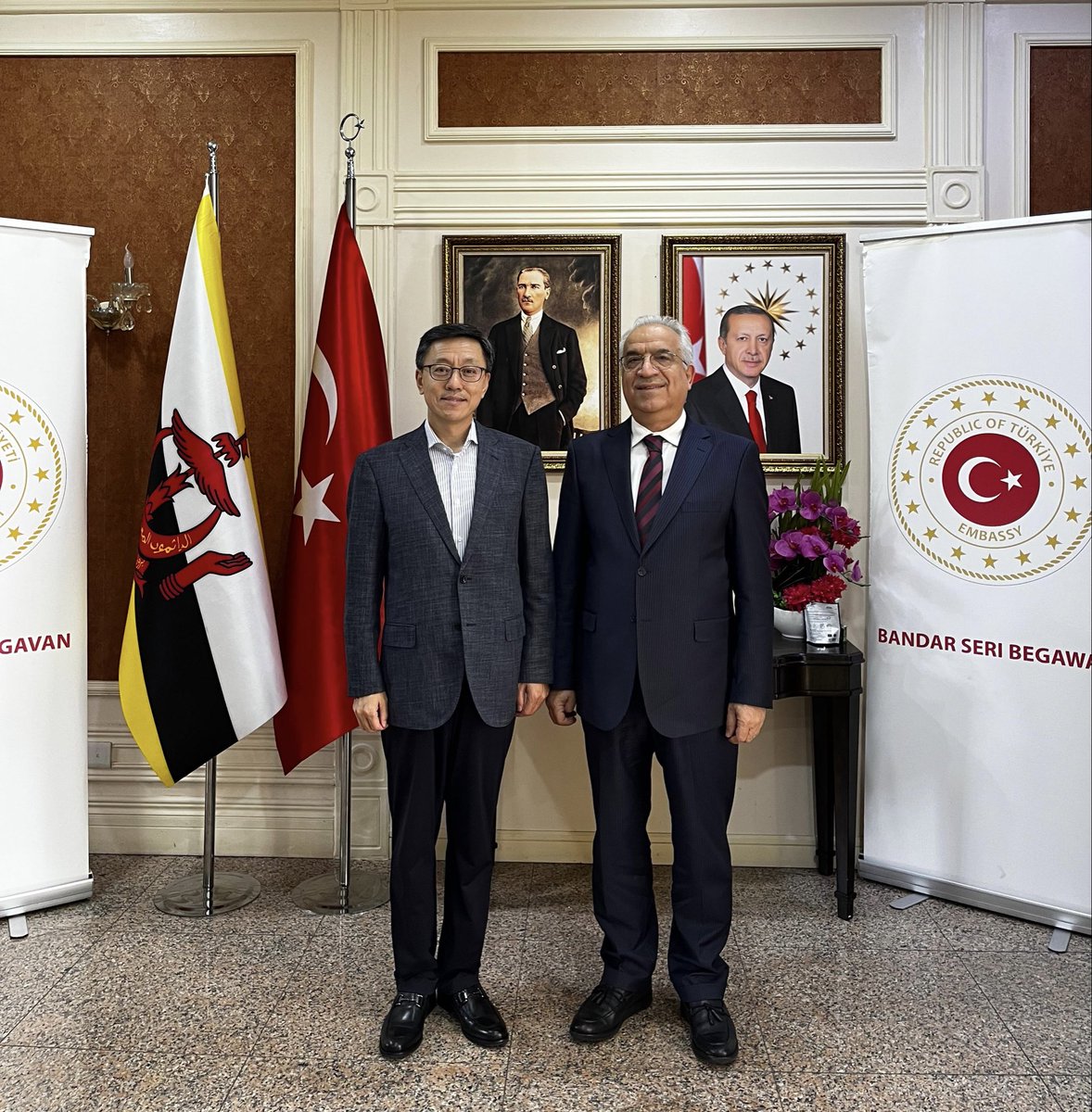 Türkiye in Brunei Darussalam tweet media
