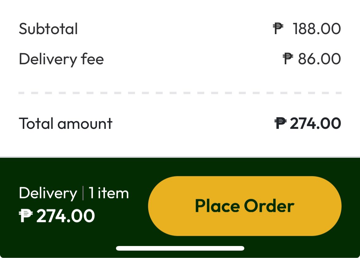 TeN's tweet image. ang mahal naman ng delivery fee shet bebang