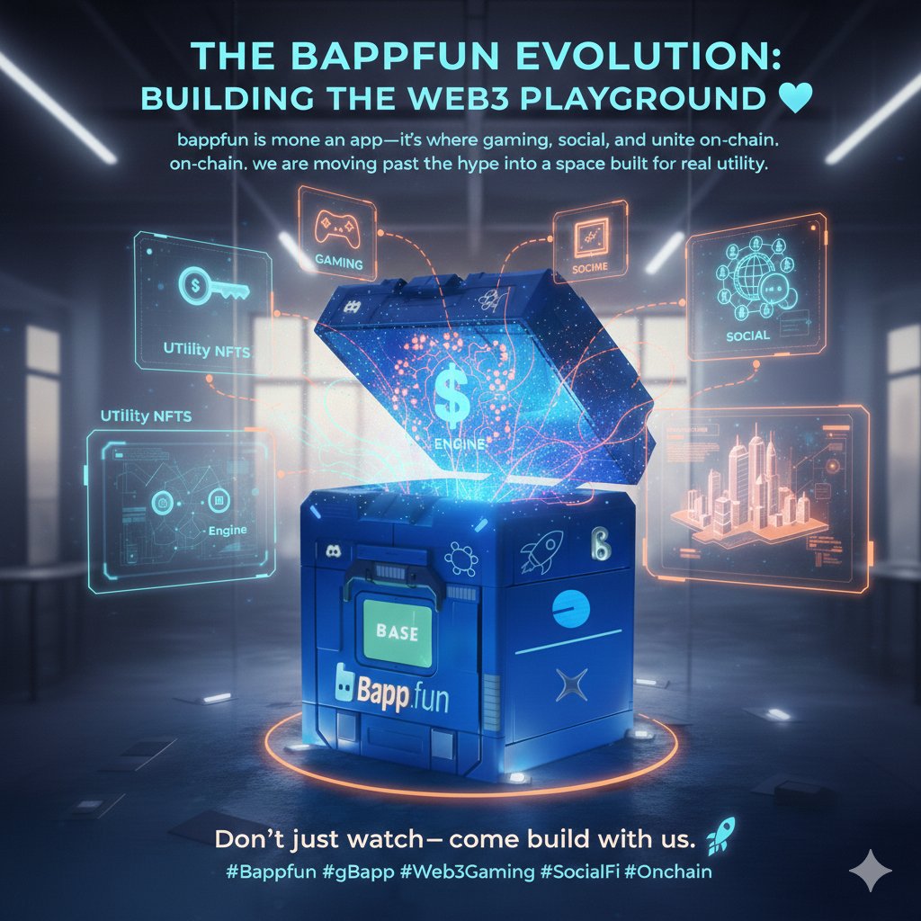 JIKU2025's tweet photo. The @Bappfun Evolution:Building the Web3 Playground!💙

​$BAPP is more than app—it’s where Gaming,and built for real utility.

​Why it’s a game-changer
​Utility NFTs:​$BAPP Engine:📊

​The early ones feel the shift first. Don’t just build with us.🚀

​#Bappfun #gBapp #Web3Gaming https://t.co/fCOVrReatt