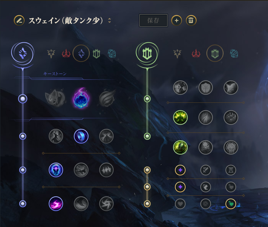 thintonlol's tweet photo. 今勝率TOPのスウェインBOTでチャレンジャー踏めたので色々置いときます
簡単で強いのでおススメ🤓👍

スペル：イグゾ/フラッシュ
ルーン：基本征服者
スタック貯められないような相手（タンク/メレー少なめ）なら彗星
アイテム：書いてあるもの適当に積む
マリグナンスの代わりに黒炎のトーチでもOK https://t.co/4sOnh4kwAf
