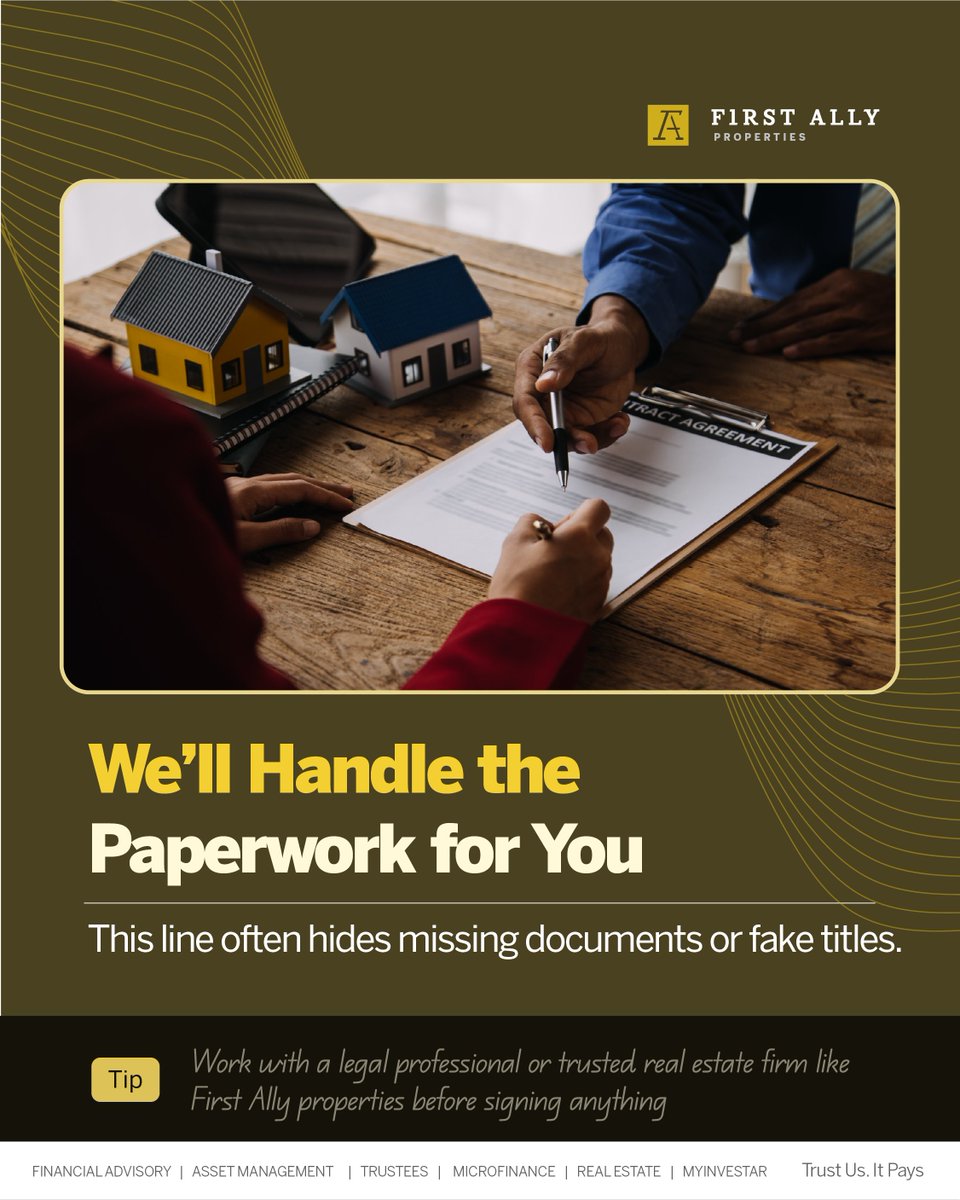 FA_Properties's tweet photo. Property scams are evolving, but smart buyers evolve too.
Before you pay, pause and ask questions. https://t.co/ywZA9cwe8Q