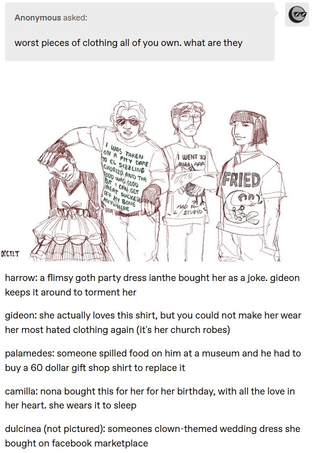 notedchampagne's tweet image. started posting more ooctlt comics again #thelockedtomb