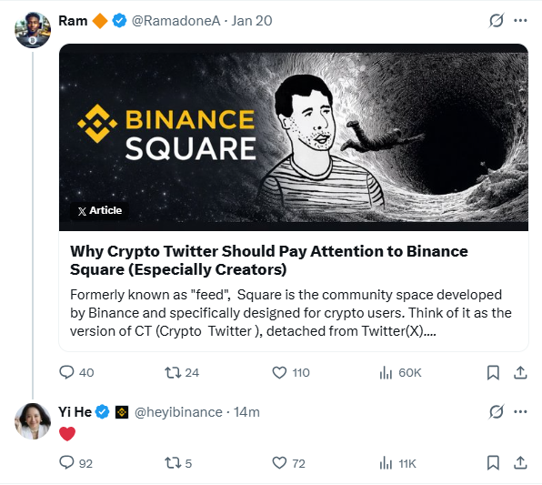 NonPlayerCaesar's tweet image. 币安广场原生 meme - 山野万里 你是我藏在微风里的欢喜

0x248db81f8307de98107602d5fdf1aa6398a14444

源自 @cz_binance 在币安广场的连麦活动