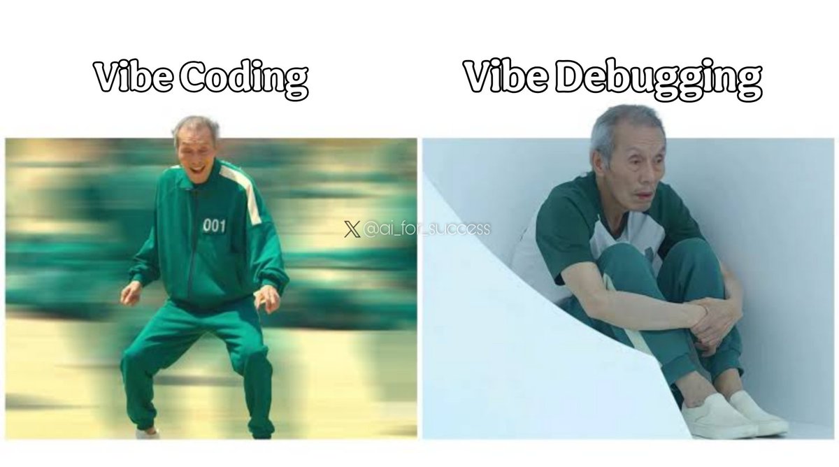 Vibe coding meme