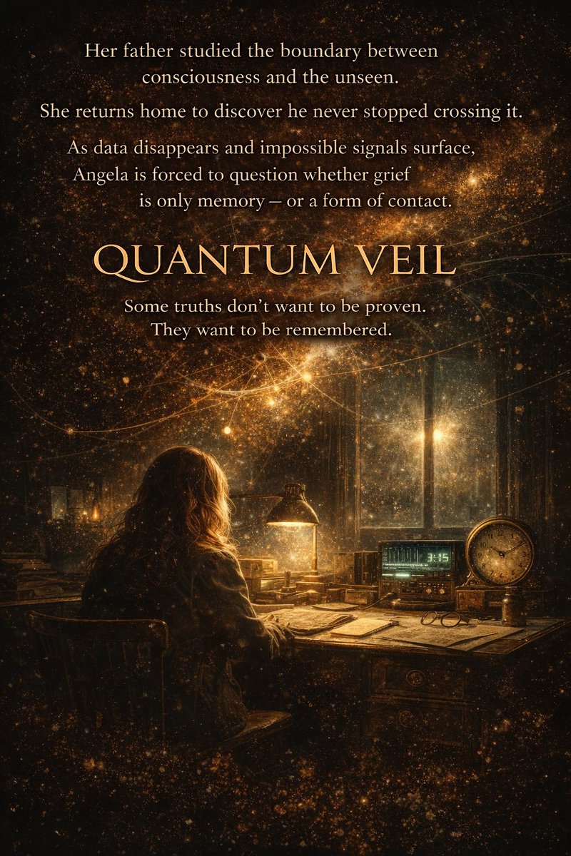 Don_Mapholoba's tweet photo. Quantum Veil: Between Science and Spirit. Now available on Amazon. Link in bio. #BookTwitter #scifithriller #BOOKERS競馬 https://t.co/8kQkaIU2Id