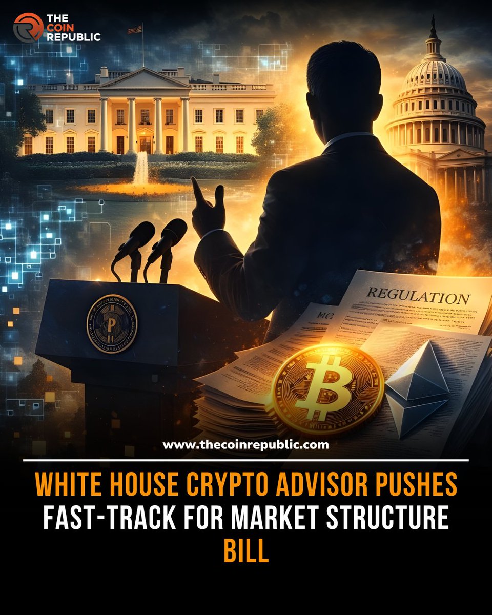 White House crypto advisor urges Congress to pass the bill while momentum  is strong 🏛️ Delays risk tougher laws after a market shock 🚨 Coinbase  pulled support over concerns, showing compromise is