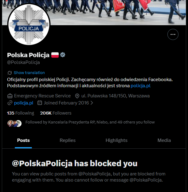 deZeZed's tweet image. Nie zgadniecie, co zrobi Policja w Polsce, gdy zwróci im się uwagę...

Usunie post, który był niezgodny z UOKiK... ale w ramach podziękowania za zwrócenie im uwagi... to Was zablokuje. AHAHAHA XDD HIT