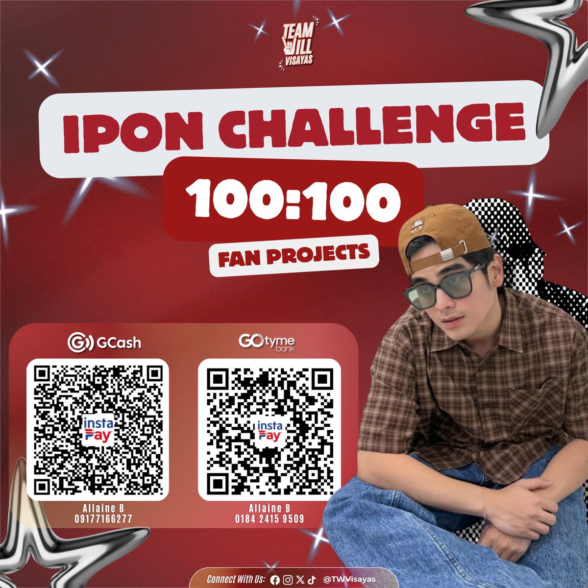 TWVisayas's tweet image. 🚨 NEW DONATION DRIVE 🚨

We’re launching our 100:100 Ipon Challenge! 💯✨

This initiative aims to gather funds for future fan projects and continuous support for Will as new opportunities and projects come our way.

Every contribution, big or small, helps us stay ready to show…