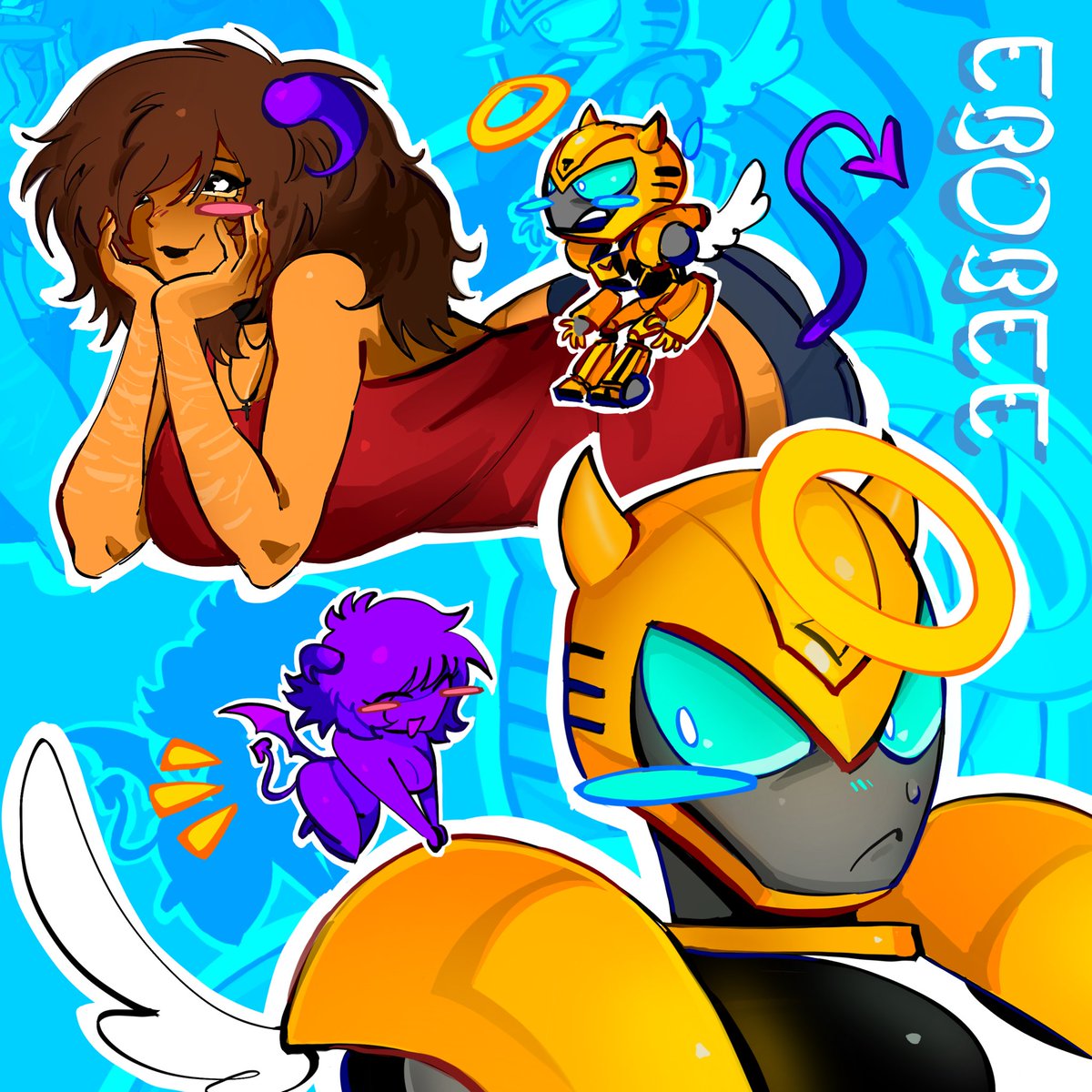 stupidposs's tweet photo. TFA ebobee AUGHHH I NEED TO MAKE A SEPERATE TFA DESIGN FOR HER!!! but you guys get this :3
#transformers #tfoc #transformersoc #ocxcanon #yumeship #yumetwt #ebobee #transformersanimated #transformersbumblebee #bumblebeetransformers https://t.co/LlvOjCG71D