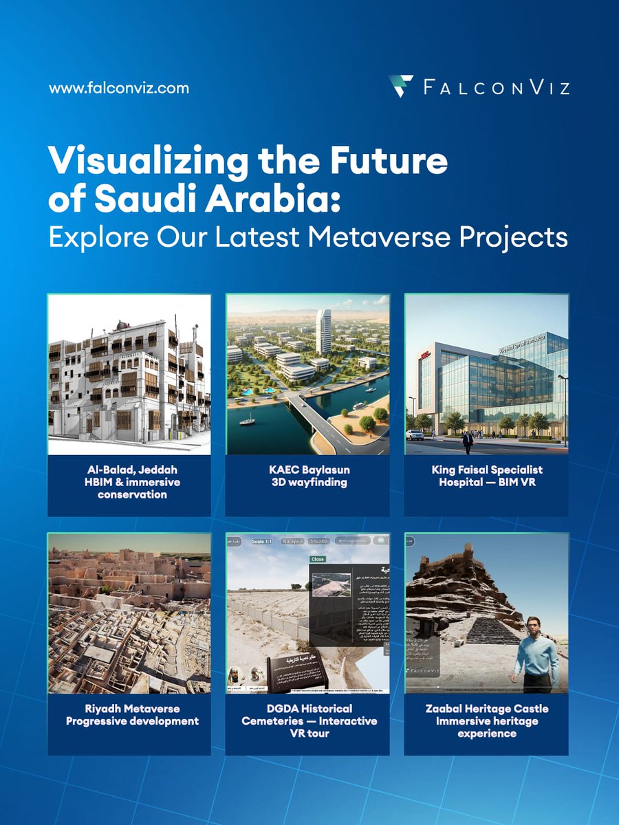 FalconViz's tweet photo. Our Metaverse projects combine high-precision 3D aerial mapping with interactive visualization, allowing stakeholders to explore assets and terrains with unprecedented detail.
🔗Explore our virtual worlds: https://t.co/77G4ijkCiX
#FalconViz #Metaverse #DigitalTwin #3DMapping https://t.co/TaUvDJUrrS