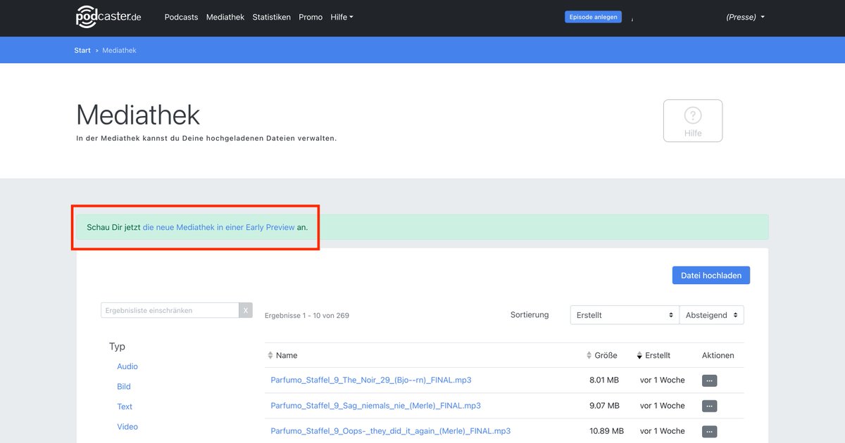 podcaster.de tweet media