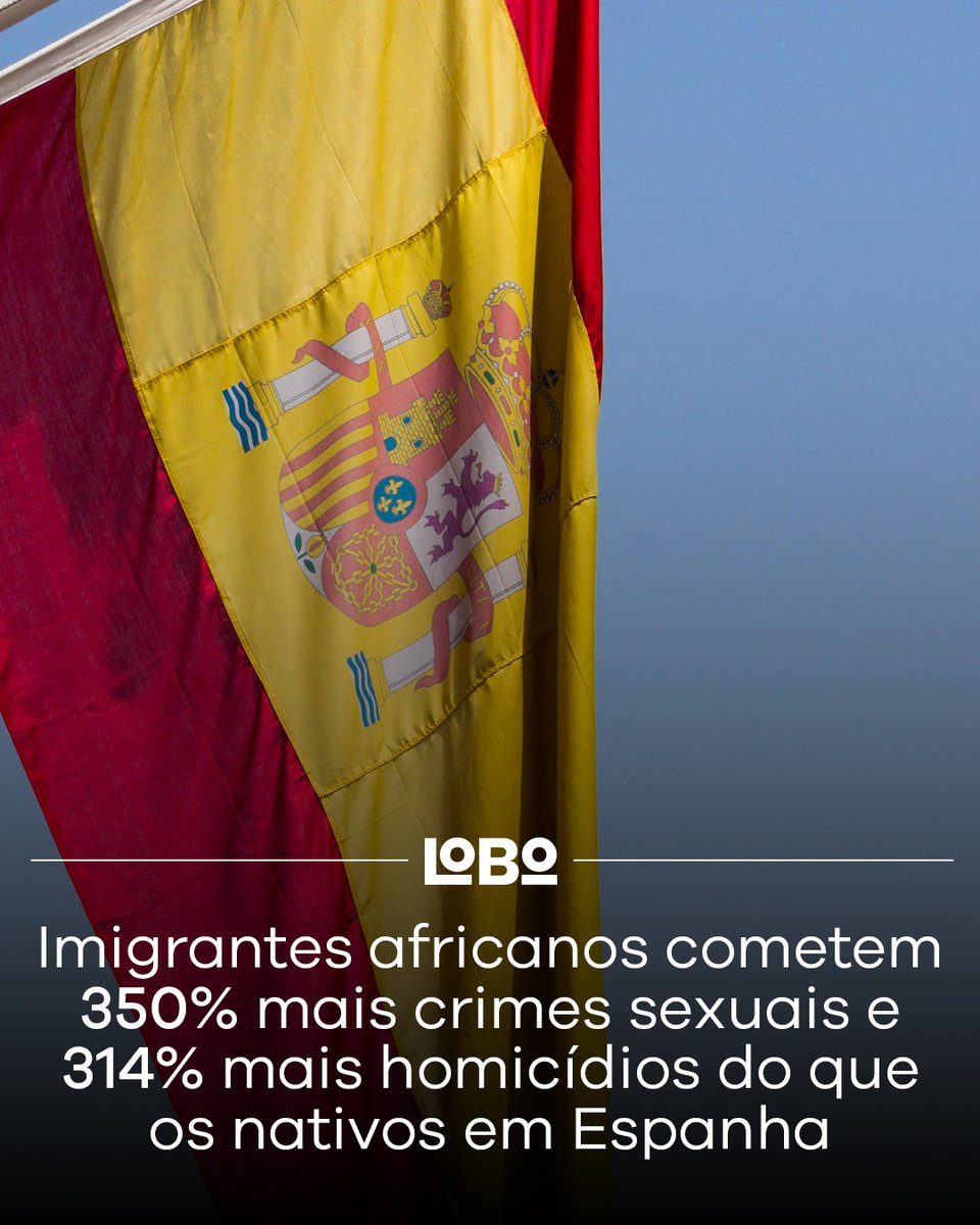 Um estudo do CEU-CEFAS sobre o crime da demografia em Espanha revelou que os imigrantes africanos cometem 314% mais homicídios, 350% mais crimes sexuais e 537% mais crimes entre menores do que os nativos espanhóis.

Descubra a verdade: medialobo.com/2026/01/21/imi…