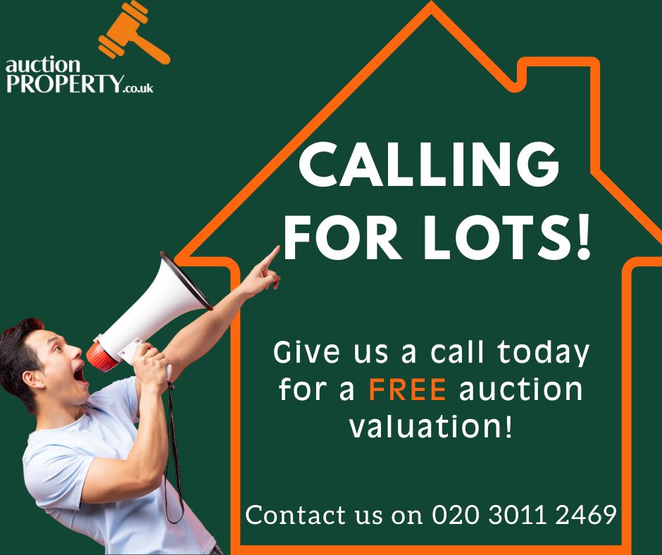 Our next auction takes place 3 weeks today on Wednesday 11th February.   Call us today to arrange your auction valuation auctionproperty.co.uk/property-valua… 

#AuctionValuation #AuctionPropertyUK #SellingProperty