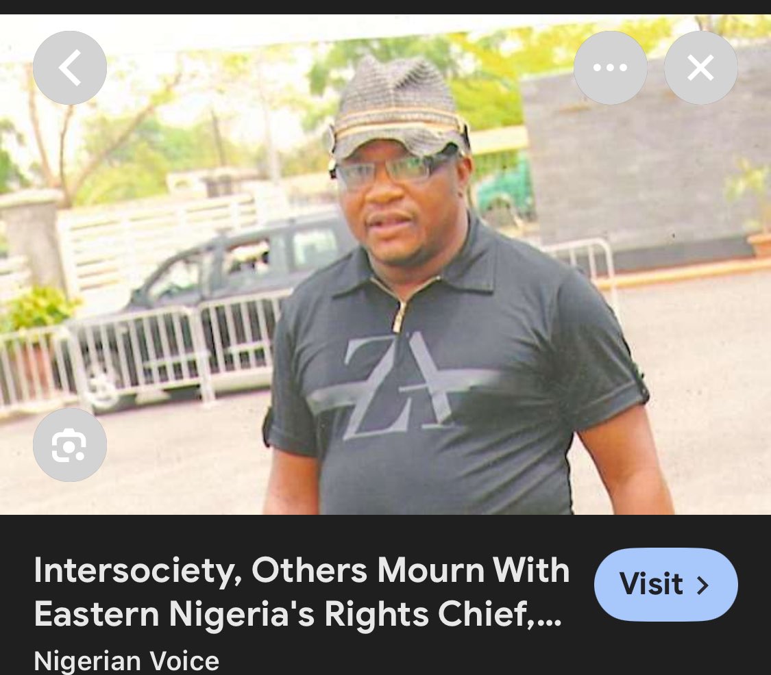 AloyEjimakor's tweet photo. What We Actually Told Ruth Maclean And Her New York Times And Where They Lied Against Us In Their Latest Report Following Their Dec 16, 2025 Interview With Our Leader On Systematic And Coordinated Attacks On Christians And Churches In Nigeria -Intersociety (PART 1).

(Onitsha, Eastern Nigeria: Monday, January 19, 2026): The International Society for Civil Liberties and Rule of Law (Intersociety) on Dec 16, 2025, played host to Ruth Maclean, West African Bureau Chief of the New York Times, USA; accompanied by a female Christian photographer from Kwara State and Dave Eleke of This Day Newspaper, Awka in Anambra State (a long-time friend of the Intersociety Boss). As approved by our Board, they were privately hosted by our Boss following the coinciding of the visit with the 2025 the off-office pre-Christmas season. Our Leader, Criminologist Emeka Umeagbalasi, 56, is truly and proudly a successful, lawful and legitimate “Screwdriver and Wrenches Salesman” in Onitsha since the end of his apprenticeship in 1993 at the age of 24 (33 years ago); from where he rose to his current eminent academic, business and defence of religious freedom positions. He also unquestionably earned first and post graduate university degrees in Criminology and Security Studies and Peace Studies and Conflict Resolution.  

We are therefore shocked and totally disappointed at the latest publication of the said New York Times concerning a perfidy of lies told against us in the report, dated Sunday, Jan 18, 2026. The lies injuriously credited to us in the referenced Jan 18, 2026 report were never part of the marathon interview that lasted for not less than three hours and its spilled over market photo shot session that lasted for another one hour. It must also be categorically stated that our “reports on massacre of Christians in Nigeria since 2009” are purely in line with international best practices under the UN and the AU Systems and have nothing to do with the person of Donald Trump and his arch-rival critics including possibly the New York Times. Our reports also have nothing to do “American politics of Republicans and Democrats” or the country’s politico-religious divisions along Gay Rights and Naturalists (exponents of “Order of Nature”) lines. “Lobbying” with borrowed public funds to cover the Christian massacre can never discredit our data and dampen us. Religious Freedom remains “First Freedom” in the world including Nigeria and its beneficiaries include Muslims and Christians; which is why we reported that “125,000 Christians and 60,000 Muslims were killed outside religious freedom and protection in Nigeria since 2009 and estimated 19,100 churches attacked including being burned down or destroyed”. 

Life-Threatening Report Title Of The New York Times: Also, we are at loss as to why the New York Times mischievously linked their interview with us taken since Dec 16 to US Airstrikes that took place nine days after on Dec 25,2025; to the extent of framing it in its report headlines. We are very surprised as to the business the interview got to do with the US Airstrikes in Nigeria’s Sokoto which the Nigerian Government including and its Armed Forces and NSA publicly claimed joint responsibility and openly celebrated with US Government. We hereby place the world on notice that we are holding the New York Times and its referenced West African Bureau Chief vicariously liable and the Nigerian Government and its suspected state actor and non-state actor subservice actors directly liable should anything untoward happens to our leader and his beloved family as well as our offices in Onitsha, Enugu and Aguata.