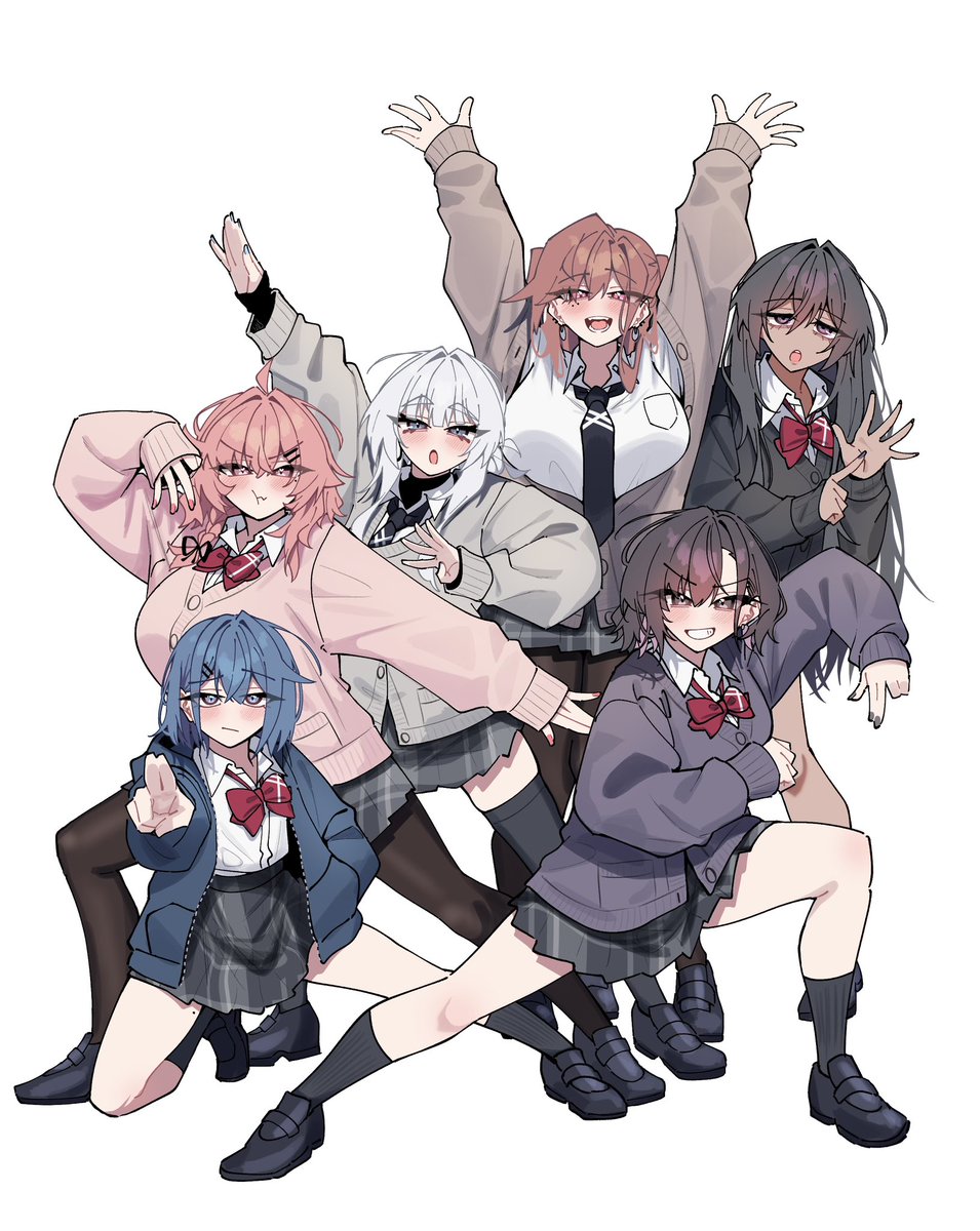 w4rabimochi's tweet image. なかよし6人