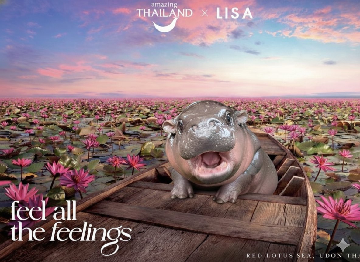 P_e_w_w_w's tweet image. Moodeng loves P'Lisa kaa

#AmazingThailand #AmazingThailandXLisa #FeelAllTheFeelings