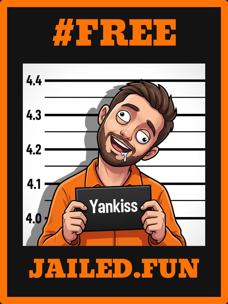 iam_yankiss's tweet photo. personal news: i got life sentence

moving into @Jaileddotfun soon

[ drop your mugshot here👇] https://t.co/uEBpLF5kHl
