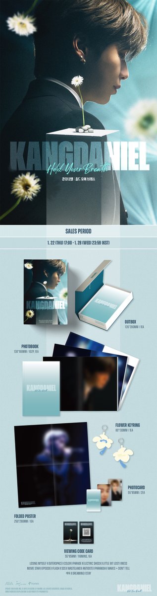fromm_store's tweet image. KANGDANIEL: HOLD YOUR BREATH [Viewing code] MD SALES OPEN 🎉

🔗bit.ly/3NnrH7t

🖤뷰잉 코드 구매 시, 프롬스토어 한정 특전 포토카드 2종 중 1종 랜덤 증정

📆 ~ 1.28 23:59 (KST)

#강다니엘 #KANGDANIEL
@kd_officialx