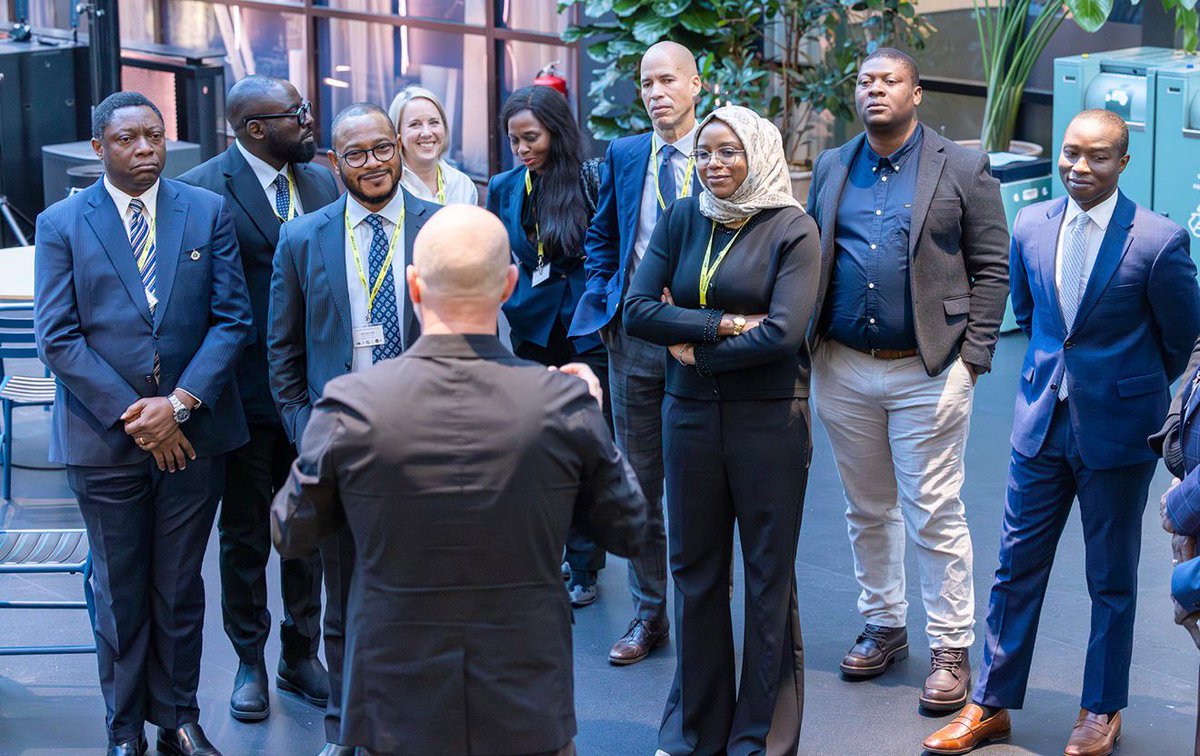 NigembSweden's tweet photo. Visit of the Governor of Zamfara State, His Excellency, Dr. Dauda Lawal to Epicentre, Stockholm as part of the North-West Governors’ Forum Events in Stockholm in January, 2025. The Governor was accompanied by Mrs. Maryam Musa Yahaya, the DG NW Governor's Forum and 2 of his aides. https://t.co/9hhiRcb66K