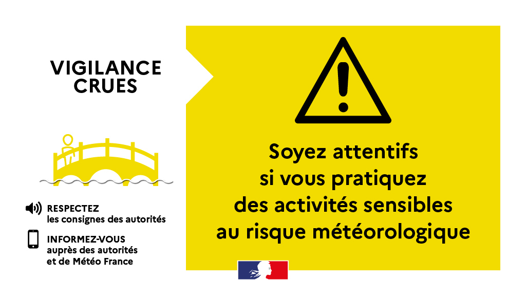 PrefAquitaine33's tweet photo. #Vigilance🟡| Le département de la #Gironde est placé en vigilance JAUNE pour les risques :

💧Crues (confluence Garonne-Dordogne)
🌩 Orages (à partir de jeudi 00h)
🌊Vagues submersion (à partir de jeudi 00h)

Soyez vigilants lors de vos activités en extérieur et suivez l'évolution de la situation sur https://t.co/cQuCqu6PEE