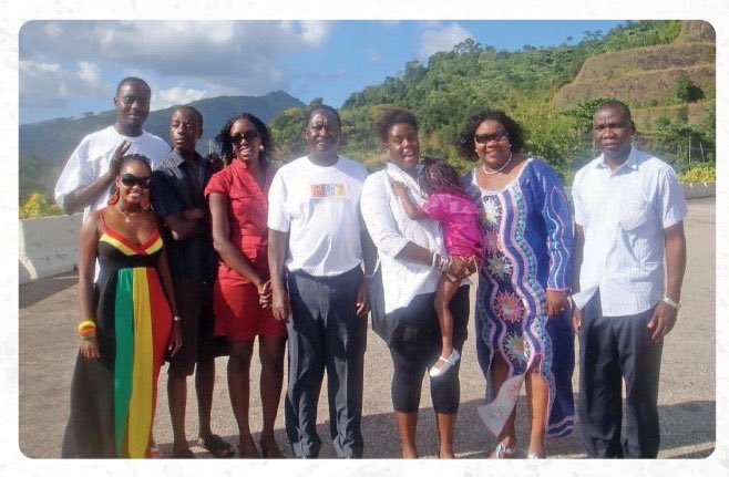 Kibet_bull's tweet image. Odinga family during a vacation, where is Oketch Salah?

Haji’s cousin