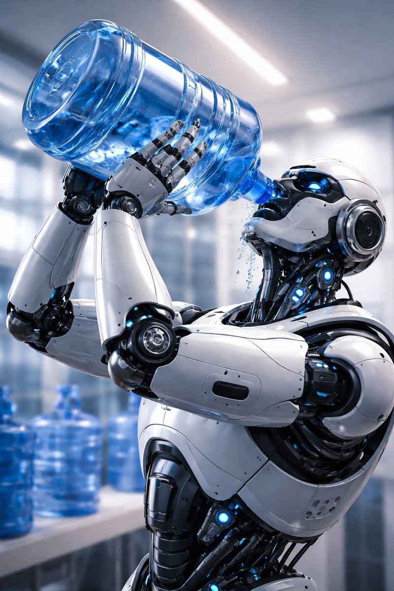 Bir soru soruyorsunuz,  görsel üretiyorsunuz; 8 saniyelik bir video istiyorsunuz. Ve farkında olmadan birkaç şişe su tüketiyorsunuz. 8 saniyelik bir video için en az 1 şişe, karmaşık sahnelerde ise 6 şişeye eşdeğer su harcanmış oluyor. #YapayZeka #Su #AI
geridonusumekonomisi.com.tr/yapay-bir-foto…