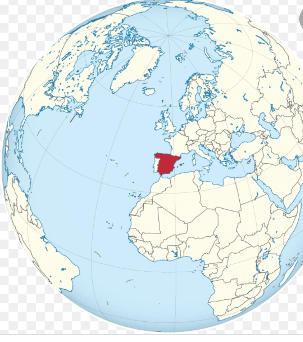 En rojo, los países del mundo en los que las ruedas de los trenes son cuadradas.