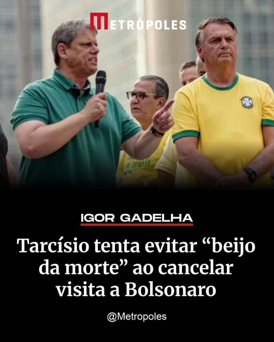 Cresceu com o apoio do Bolsonaro.
Acabou desistindo da visita na cela da tortura.
Mais um que vira as costas para o padinho.