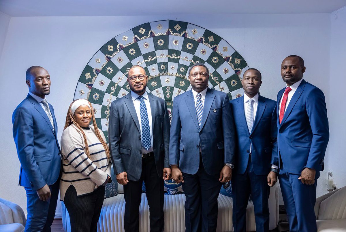 NigembSweden's tweet photo. Visit of the Governor of Zamfara State,His Excellency, Dr. Dauda Lawal to the Chancery during  the North-West Governors’Forum Events in Stockholm in January, 2025. The Governor was accompanied by Mrs.Maryam Musa Yahaya, the DG NW Governor's Forum and 2 of his aides from Zamfara.. https://t.co/4uHUiAnQlg