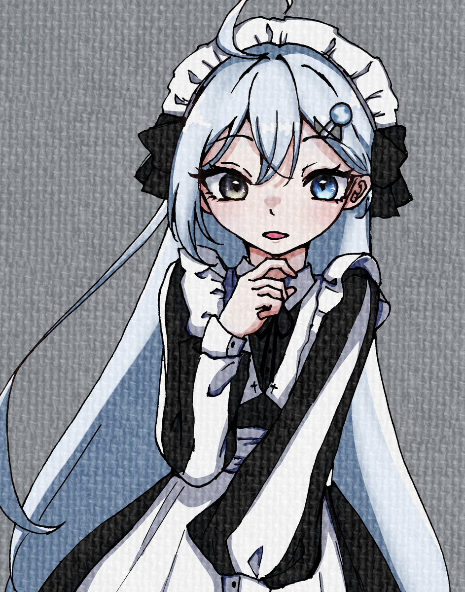 suzu__painter's tweet photo. メイド幽鬼ちゃん🐈‍⬛ 3話も楽しみ❤︎
 #死亡遊戯 https://t.co/3HNKKjKavb