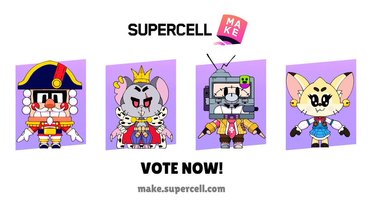 VOTING HAS STARTED!
My #SupercellMAKE profile:
make.supercell.com/en/user/starar…

Go down to see more 👇
#BrawlStars #BrawlStarsArt