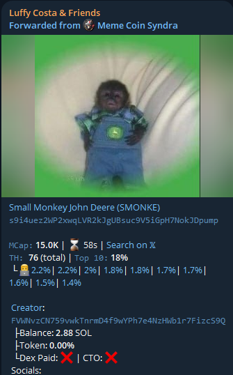 JessicaRus94865's tweet photo. 🚀 #SMONKE Market Cap is flying!
Already X46 from my call 📈 — and this is NOT the final top!

👉 CA: s9i4uez2WP2xwqLVR2kJgUBsuc9V5iGpH7NokJDpump
👉 Community: https://t.co/FXBBXTMHmh
⏳ Hold tight — the next major pump is loading… 💥🔥 https://t.co/xfJzfNzqtg