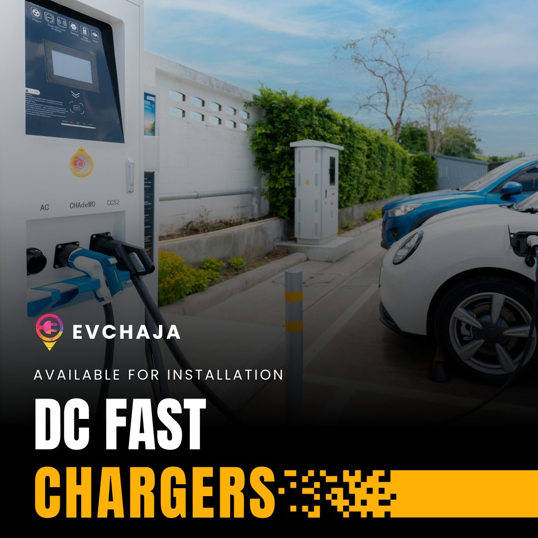 EvChaja's tweet photo. We install DC fast chargers so your fleet never slows down. ⚡ https://t.co/oRN2Zgd53q