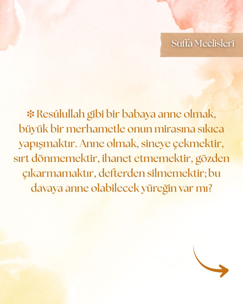 SuffaMeclisleri's tweet photo. Babasının Kızı: Fâtıma Bint Resûlillah (R. Anhâ)
***
📚 Alıntı: Suffa Meclisleri – Sahâbe Bilinci Dersleri, 14. Ders
🔗 Kitabın PDF’sini indirmek için: https://t.co/ncJyjQR623
#suffameclisleri #suffa #siyervakfı #siyer https://t.co/x5lLjKt5Up