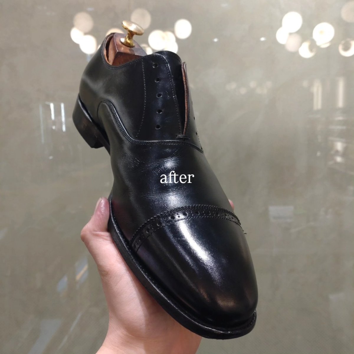 イングリッシュギルドのビーズリッチクリームで仕上げました。