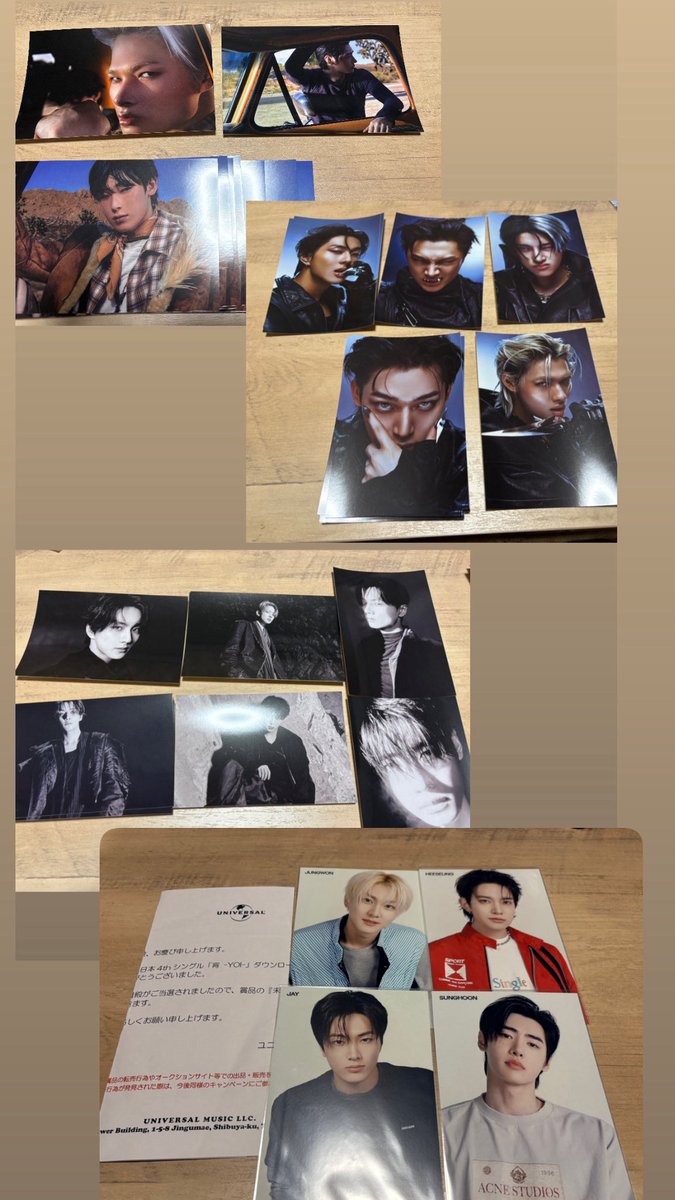 ENHYPEN THE SIN : VANISH 交換　
封入トレカ　ポストカード　
weverse特典 ユニバ特典
ジョンウォン ヒスン　ジェイ　ジェイク
ソンフン　ソヌ　ニキ

譲　写真のもの
求　未使用シリアルコード

送料負担いたします。
検索などどなたでもお声掛けください☺︎