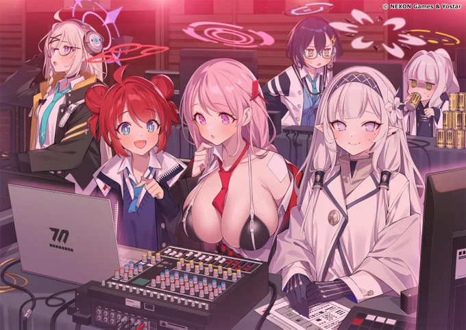 ブルアカふぇす2026にて展示された5周年記念イラストを描かせていただきました!おめでとうございます! #ブルアカふぇす2026 #ブルアカ