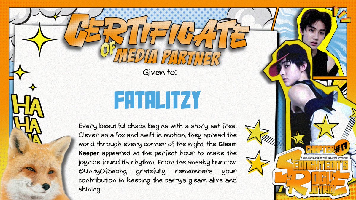 Thanks so much for having Fatalitzy on board. Can’t wait to team up again soon, <a href="/UnityofSeong/">𝖴𝖮𝖲 ͏͏</a> 🦊