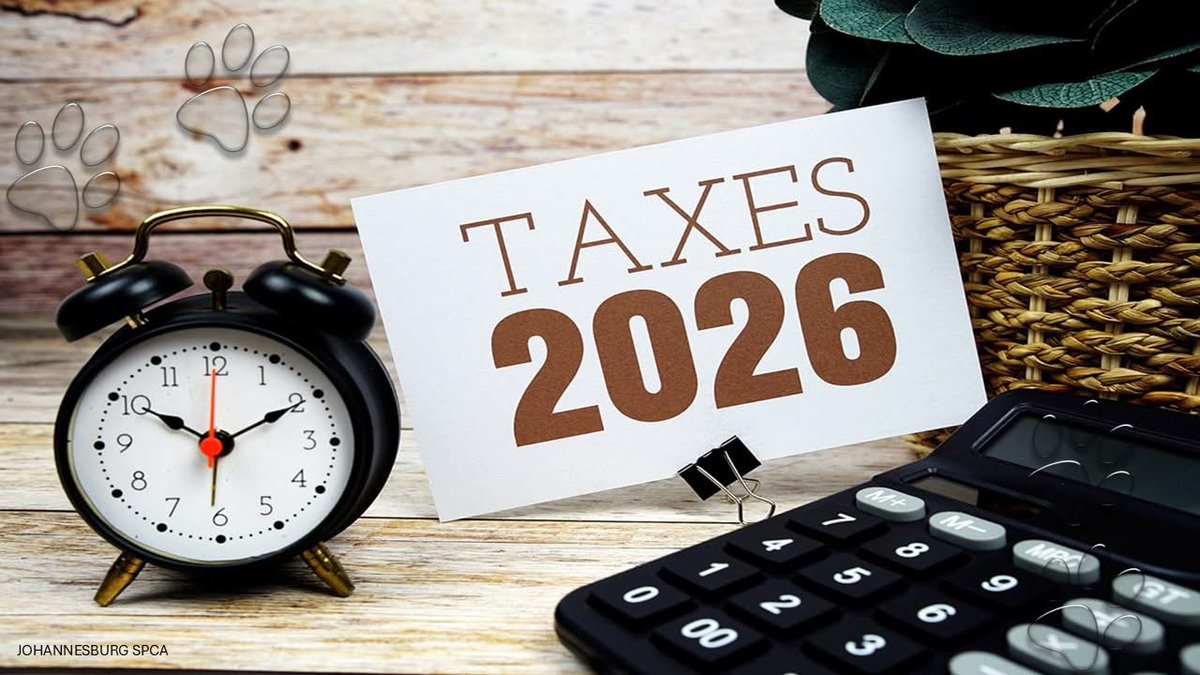 2026 tax season is the perfect time to make your money work harder. Donations to the #JSPCA can qualify for a tax rebate - meaning you can support a cause you care about and reduce your tax bill.
By donating you help fund rescues, vet care &amp; rehabilitation for animals in need.