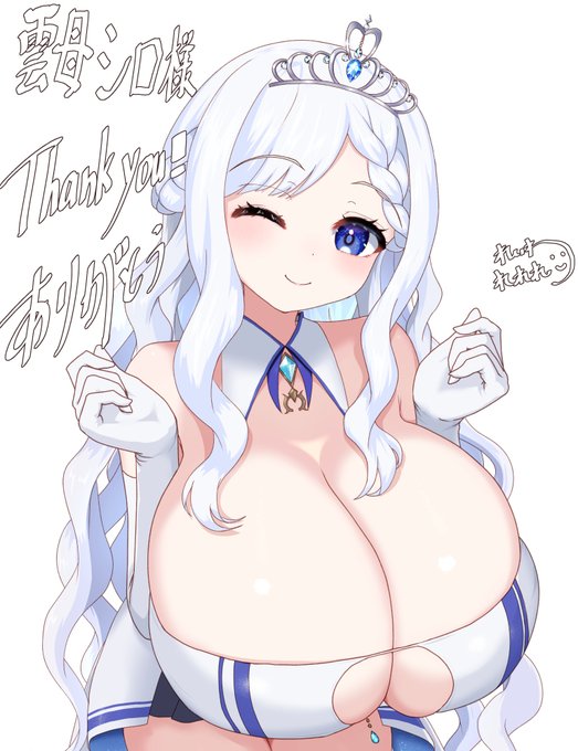 コミッションにて Vtuber雲母シロ様の お写真を仕立てさせて頂きました 御依頼ありがとうございました 喜んで頂ければ幸いです～