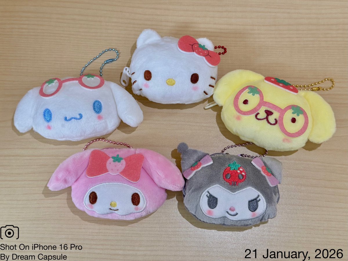 🌟新入荷ガチャ商品プレゼントCP🌟

ひっくり返すといちごに🍓
「サンリオキャラクターズ リバーシブルぬいぐるみ 〜いちごデザイン〜」

フォロー&amp;RP(RT)していただいた方の中から抽選で2名様に全5種セットをプレゼント🎁
ドリカプへの入荷日とキャンペーン詳細は↓

#ドリームカプセル #ガチャ専門店