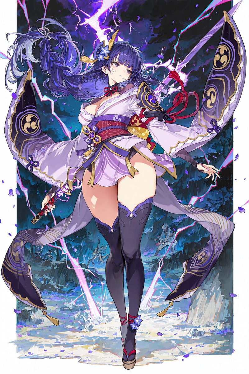 finasumbrella's tweet image. Raiden Shogun
#GenshinImpact