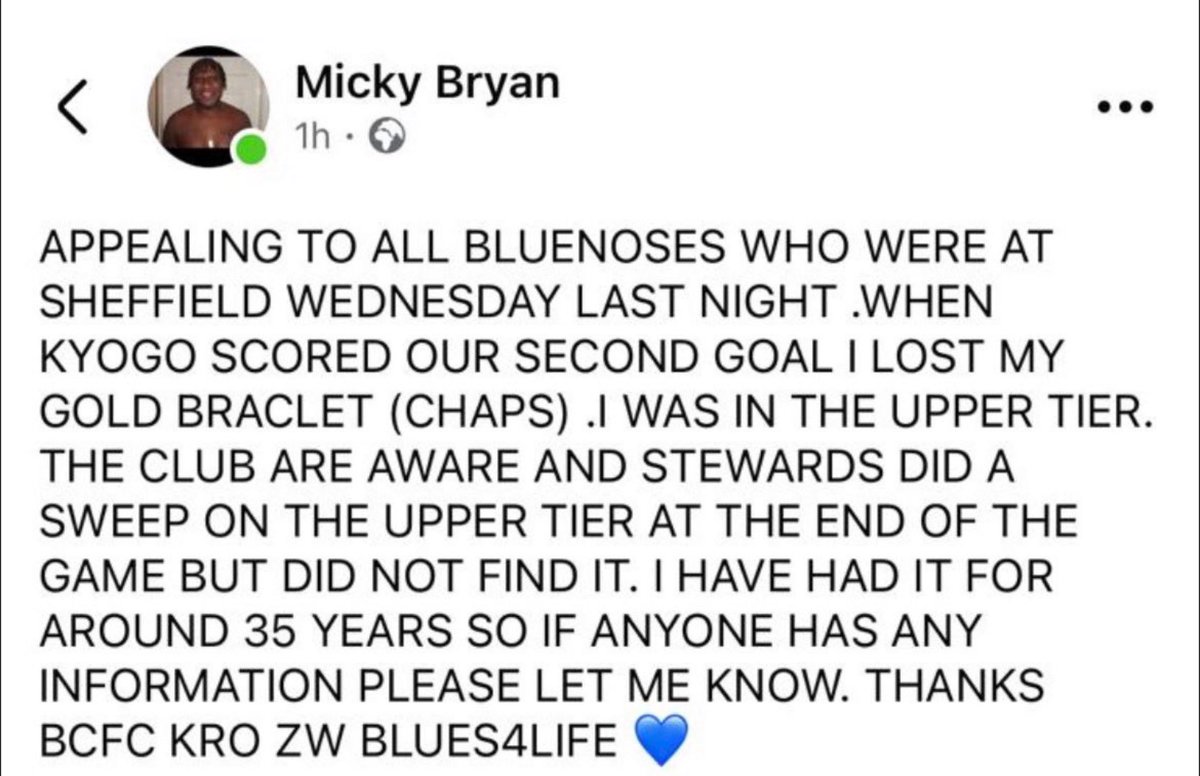 delves1's tweet image. Retweet the hell out of this please 
MickyB needs our help 

#KRO // #BCFC
