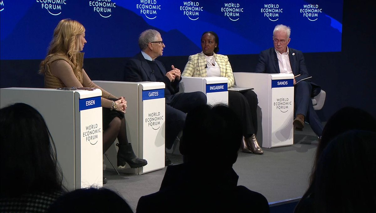 “Responsible scale-up matters now: it is the difference between AI narrowing gaps or locking inequities into national systems.”

At #WEF26, <a href="/PeterASands/">Peter Sands</a>, <a href="/BillGates/">Bill Gates</a> &amp; <a href="/MusoniPaula/">Paula Ingabire</a> join the panel “At the Cusp of Healthcare for AI” to discuss how AI &amp; innovation can help overcome